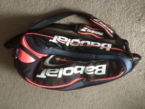 Babolat Team Tennis Bag Case Backpack Holds 6 Racquets