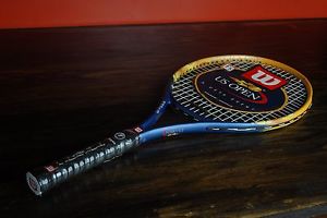 Wilson US Open Tennis Racket 4 1/4 L2 Graphite Titanium
