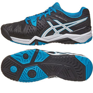 Asics Gel Resolution 6 Men's (US 9.5) black/blue/white