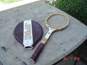 Wilson Classic Jack Kramer Tennis Racquet w Original Cover 4 1/2 L Leather Grip