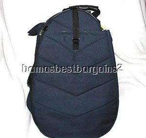 JETPAC LARGE Slingback Tennis Bag Vintage? Navy Blue FREE Ship to US