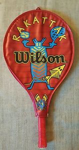 WILSON RAKATTAK 23" tennis racket with zippered cover