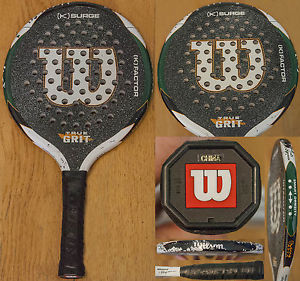 Wilson (K)Surge True Grit (K)Factor Paddle Racquet - 4 1/4in. No 2 Grip - 370g.
