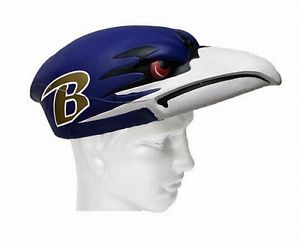 Ravens De Baltimore 3D éventail éponge Logo Head,NFL Football Chapeau,40 cm ,