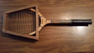 Vintage MacGregor Master Wood Tennis Racquet Racket with Brace Press