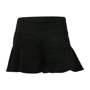 LUCKY IN LOVE WOMEN'S TENNIS SKORT CB138 SIZE LARGE BLACK LONGER NWT