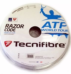 TECNIFIBRE RAZOR CODE 16 or 17 - tennis racquet string reel - 660 ft 200M -