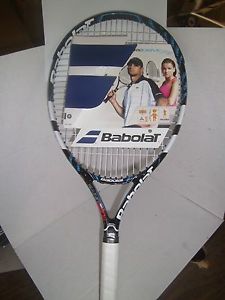BABOLAT PURE DRIVE JUNIOR RACQUET 23-146 BLACK/BLUE-140129-2012