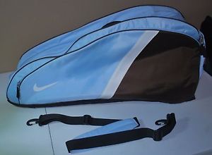 Nike Tennis 6-8 Racquet Bag Sports Bag Blue BA2241 Blue White Black