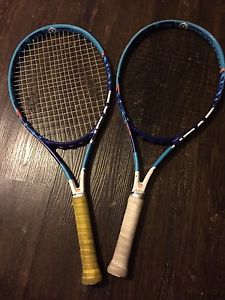 Two Used Junior Head Instinct Tennis Racket