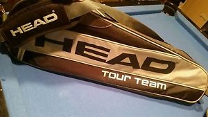 head tour team tennis racquet bag  with 4 compartments and padded handles