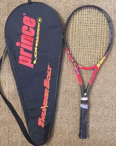 Prince THUNDERBOLT OS LONGBODY Oversize Tennis Racquet 4 1/2 w/ case 115 sq in