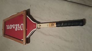 Vintage Wilson Jack Kramer pro model speed flex fibre face tennis racquet press