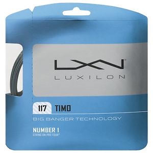 Luxilon Timo 110 string, 18 Guage, Grey, PACK OF 3, NWT