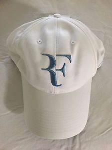 ** RARE Roger Federer Nike White & Blue Cap Hat RF **