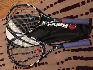 2 Racquets - Babolat Pure Drive - Andy Roddick Older Model