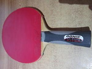 RAQUETTE COMPLETE BOIS DONIC LI PING KITEX + 2 TENERGY 05 FX tennis table rubber