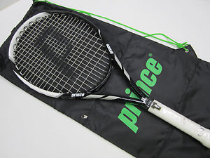 **NEW OLD STOCK** PRINCE SILVER LS118 TENNIS RACQUET (4 1/4) NEW STRINGS!!