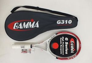Gamma G310 G-Series 100 Sq In Tennis Racquet w/4 1/2" Grip & Case NEW LOOK
