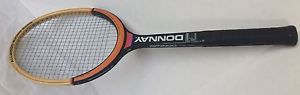Vintage Donnay Bjorn Borg Pro Tennis Racquet with case Great Wall hanger 09003