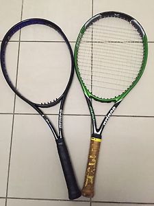 Prince O3 Royal *4 3/8) and Prince Beast (4 1/8) Tennis Racquets