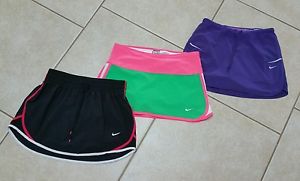 Lot of 3 Women's Nike Dri-Fit Tennis Running Skirt/Skort/Shorts SZ XS