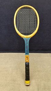 Vintage Wilson Billy Jean King Pictured Autographed "King Cup" Tennis Racquet