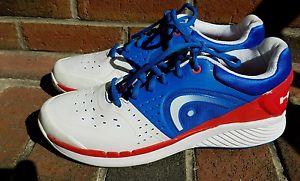 New HEAD Sprint Pro Mens Tennis Shoes Sneakers  Blue/Red/White Size 11