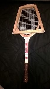 Original Jimmy Connors Baseline Wooden Tennis Racket