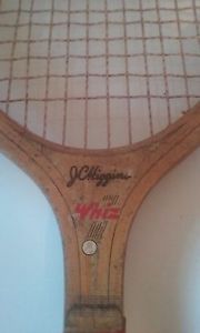 VINTAGE JC HIGGINS WHIZ TENNIS RACQUET WITH WOOD STRETCHER