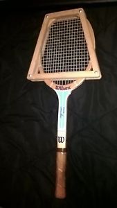 Original Chris Evert Prestige Wooden Tennis Racket With Case