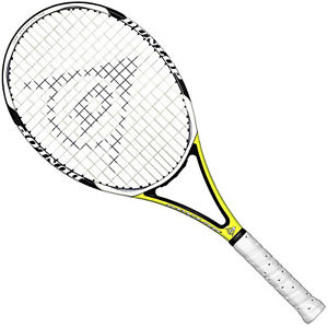DUNLOP AEROGEL 5 HUNDRED TOUR Tennis Racquet Racket STRUNG 4-1/4" FREE SHIP