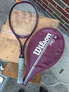 Wilson Pro 95 Maroon Tennis Racket With Case
