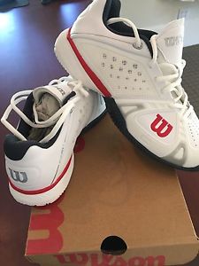 Wilson Rush Pro CC Men's Tennis Shoe White Size 8.5