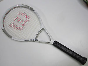 WILSON NCODE N 1 OVERSIZE RACQUET (4 3/8) DEMO RQT!! NEW GRIP / STRINGS!!!