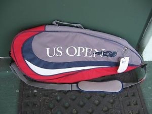 NEW Wilson US Open Tennis Bag Hold 3 Racquets Shoulder Strap