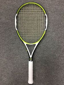 Wilson nCode N Pro Open 100 STRUNG 4 5/8 (Tennis Racket Racquet 300g 10.6 16x19)