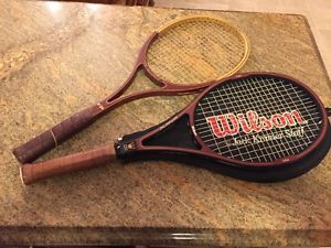 Wilson Pro Staff Jack Kramer St Vincent & Slazenger V-24 Villas Tennis Racquet !