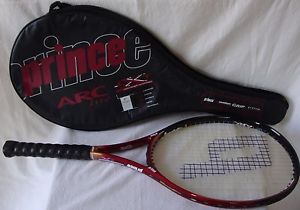 Prince Arc Lite Tennis Raquet with Extra Length Technology and case Very Nice!