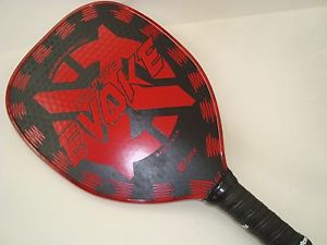 NEW ONIX EVOKE TEAR DROP PICKLEBALL PADDLE GRAPHITE FACE POLYPROPOLENE  TD  RED