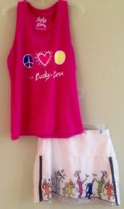 Lucky in Love Tennis outfit 10-12 Skirt and Shirt