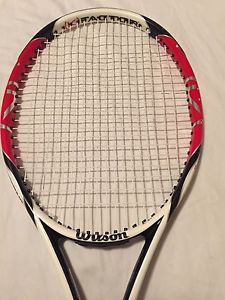 Wilson K Factor Six-One TEAM 95 10.2oz 4 3/8 Grip Tennis Racquet