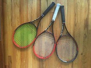 Pre-Owned HEAD Prestige YouTek And Graphene XP MId Plus Racket Lot.