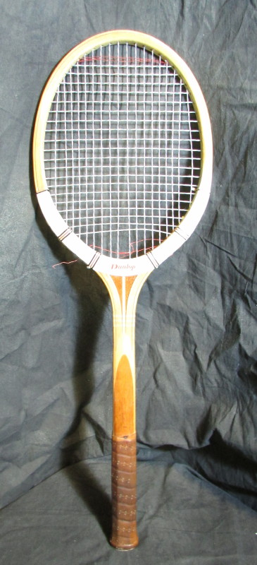 Vintage Dunlop Maxply Lew Hoad Wooden Tennis Racquet - Grip Size 4