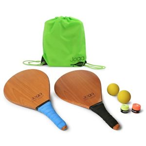 Joga Frescobol Paddles Set (Wood; Dark)