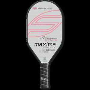 Selkirk Maxima 21P MXO Polymer Pickleball Paddle Elongated Morgan Evans Salmon