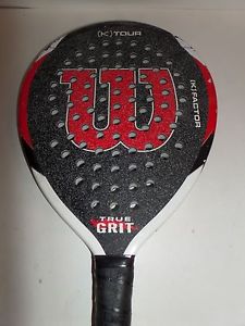 Wilson K Factor 4 1/4 True Grit Platforn Tennis Paddle 390 g