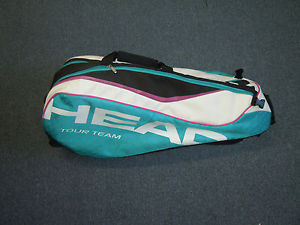 HEAD TOUR TEAM TENNIS BAG-12 PACK-TEAL/WHITE/GRAY-BACKPAC