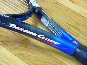 NEW STRINGS Prince Triple Threat Thunder Cloud Ti OS 110 800pl Racket 4 3/8