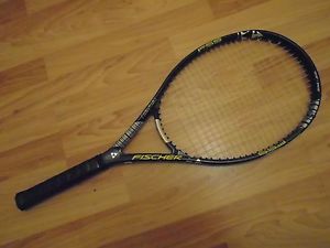 Fischer Twin Tec Speed Air Carbon Tennis Racquet. 4 1/4. 107". 10.35 oz strung.